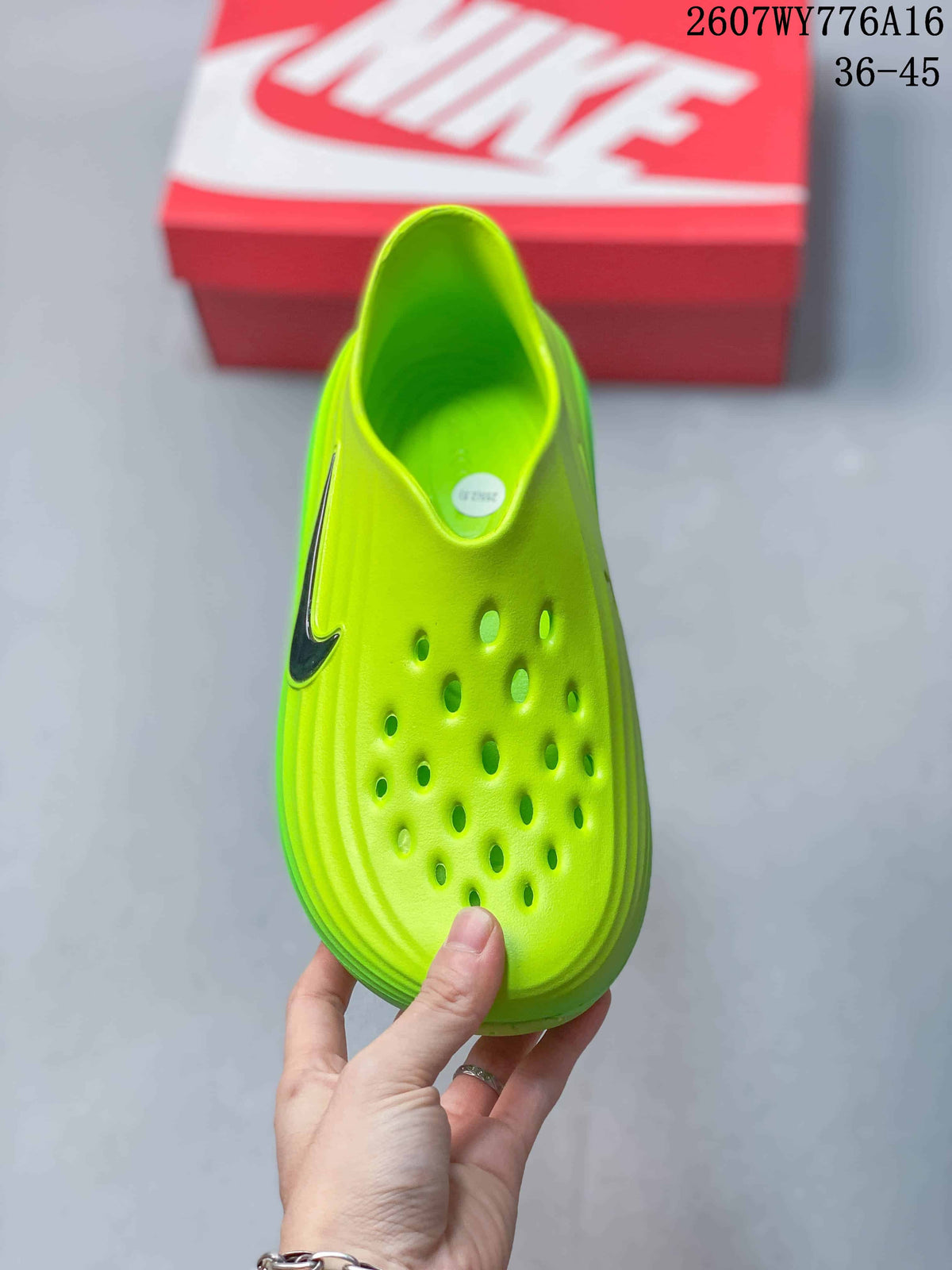 Nike ReactX Rejuven8 Clogs Neon Green 2607WY776A16
