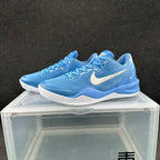 Nike Kobe 8 Low Blue White Basketball Shoes