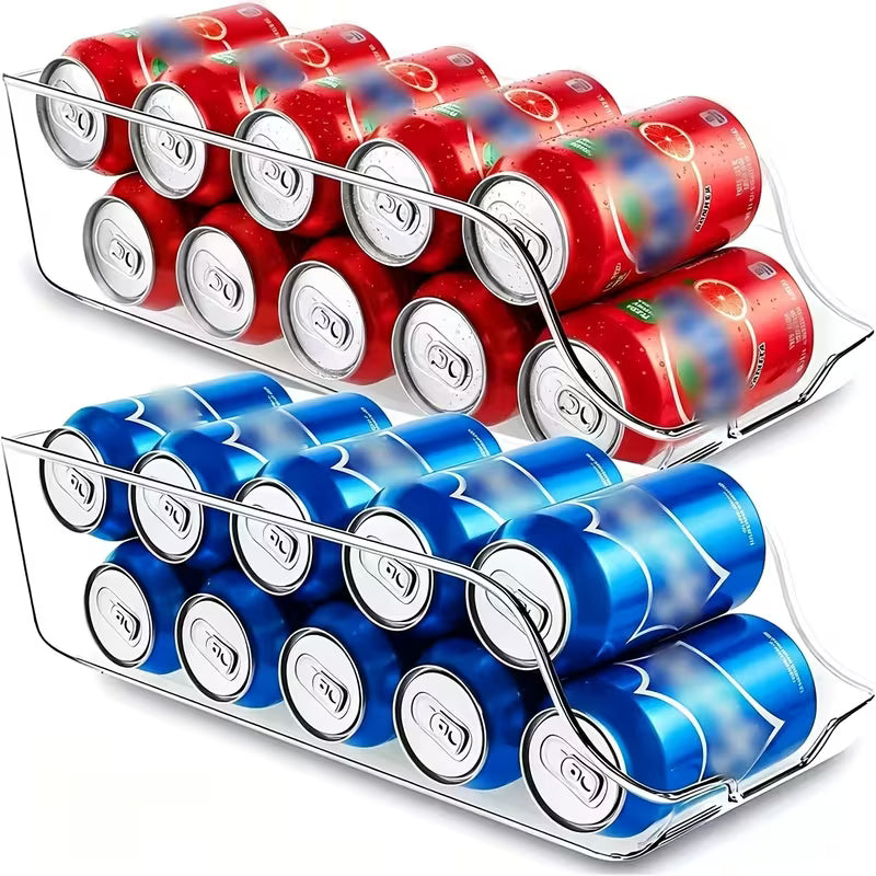 All-in-One Fridge Organizer Box for Cans and Drinks