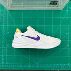 Nike Basketball Sneakers White Purple Yellow
