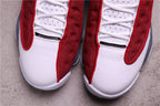 Air Jordan 13 Red Flint Sneakers - Red, Gray and White