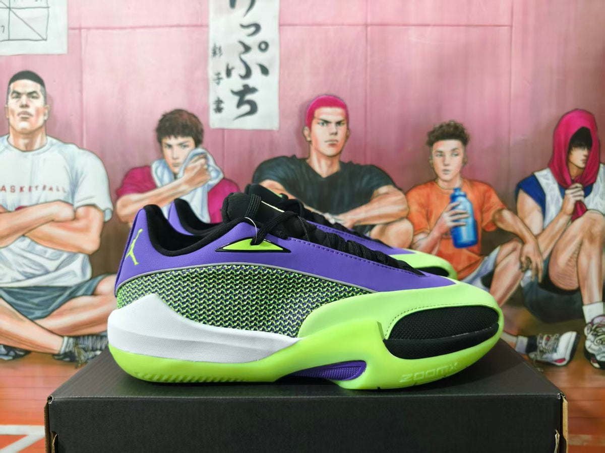 Jordan Luka 1 Basketball Shoes Purple Green