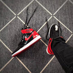 Jordan 1 High Black Red Patent Leather Sneakers