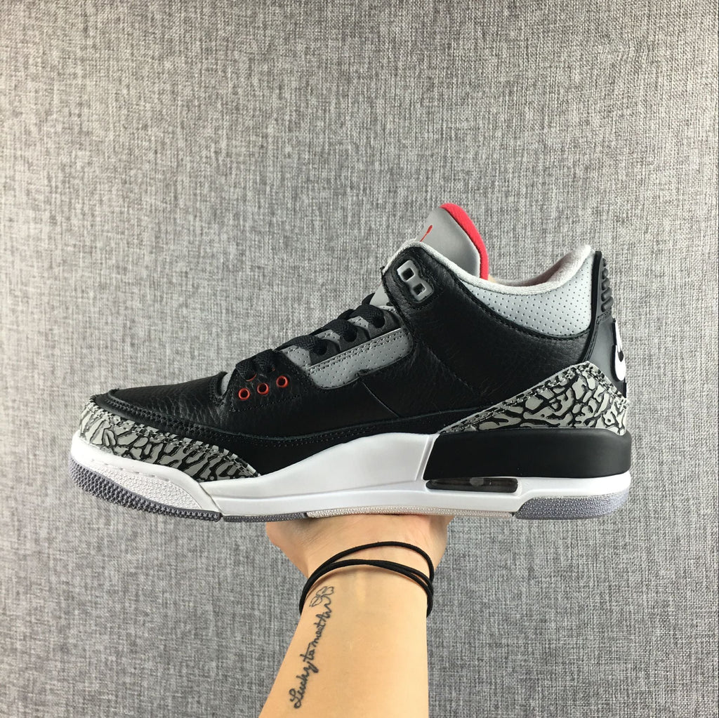 Jordan Air Jordan 3 Retro Black Cement Sneakers
