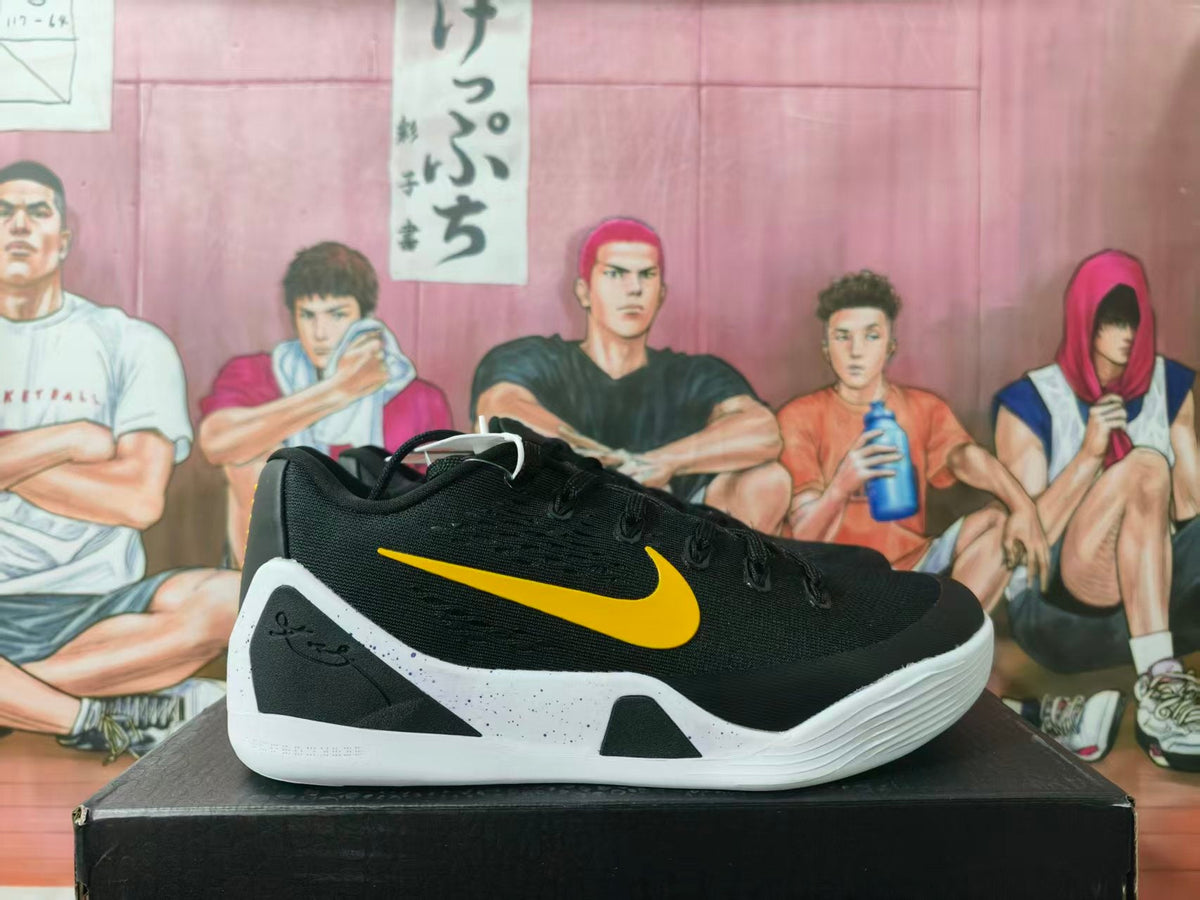 Nike Black Gold Basketball Sneakers