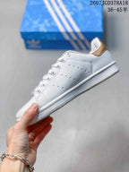 Adidas Stan Smith White Gold Sneakers 711280WYQ