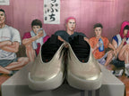 Silver Gray Low-Top Sneakers