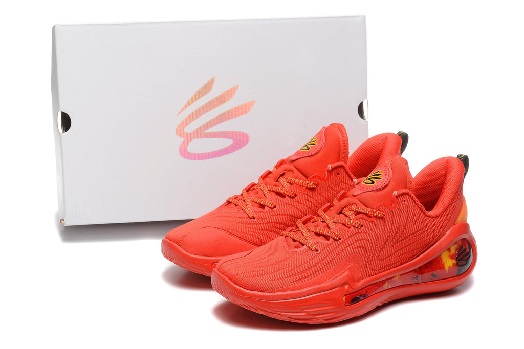 Red Basketball Sneakers Style 901-09