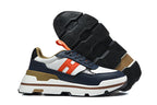 Hermès Trail Sneakers in Navy, White and Orange