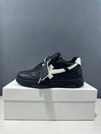 Off-White Out Of Office Sneakers Black White OMAI89C99LEA0191001