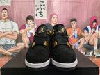 Jordan 4 Sneakers Black Gold
