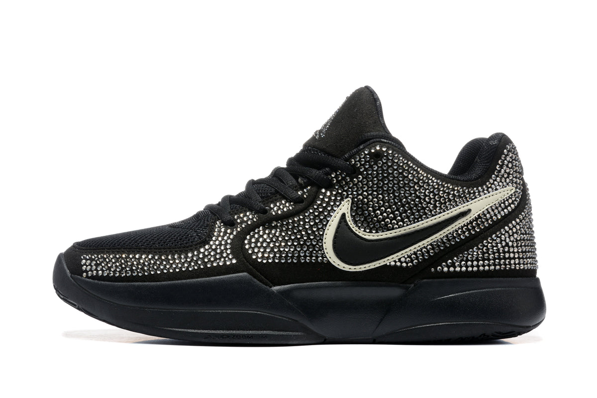 Nike 883 Black Rhinestone Basketball Sneakers