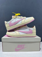 Jordan Travis Scott Air Jordan 1 Low OG Shy Pink Sneakers