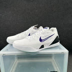 Nike Kobe 9 Low Basketball Shoes White Purple