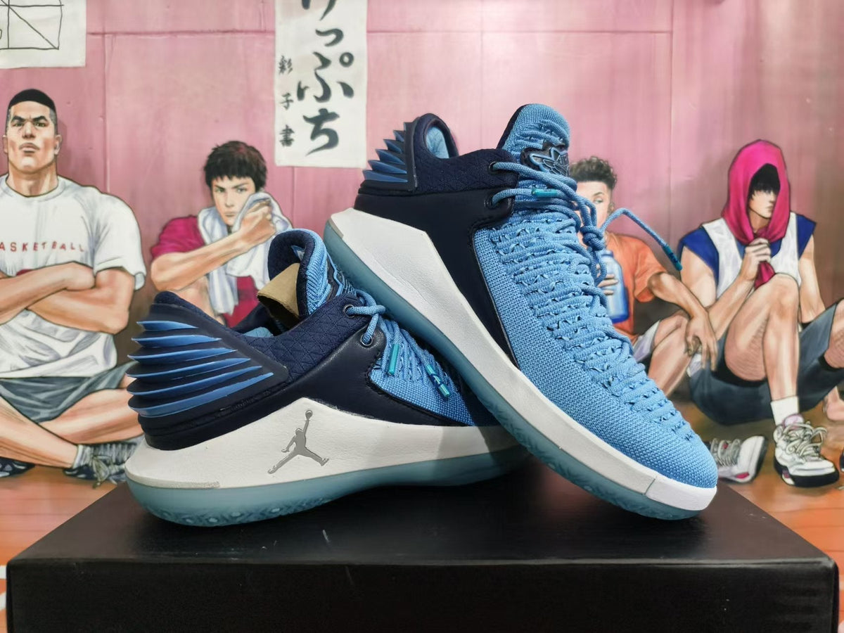 Jordan XXX2 North Carolina Blue Basketball Shoes