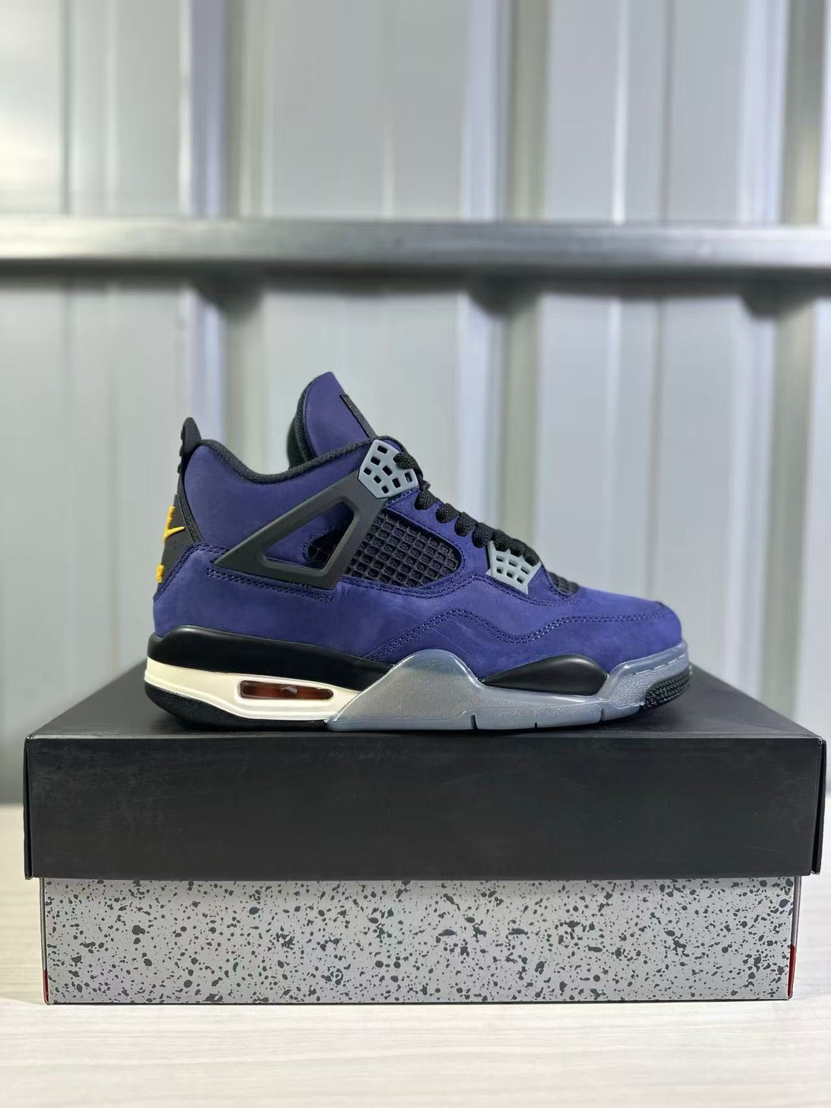 Jordan Air Jordan 4 Retro Lakers Purple Sneakers FV5029-500
