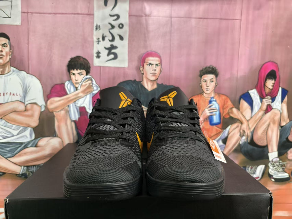 Nike Basketball Sneakers Black and Gold