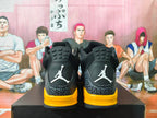 Jordan 3 Black and Yellow High-Top Sneakers