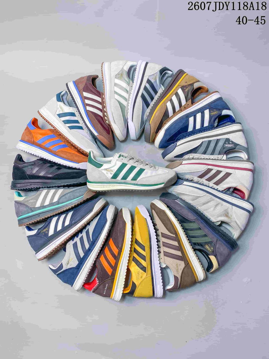 adidas SL 72 Retro Sneakers, Multiple Colors, 2607 JDY118A18