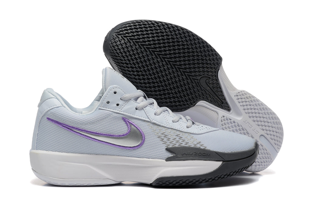 Nike Zoom Court Lite 3 White Grey Purple Tennis Shoes