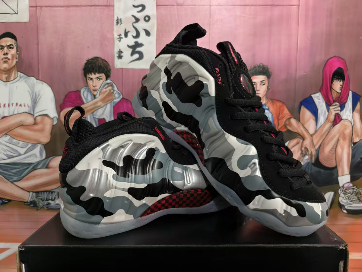 Nike Air Force Camouflage Sneakers Black Gray
