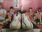 Nike Basketball Sneakers White and Orange
