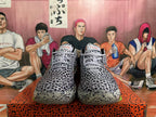 Nike Air Zoom Basketball Shoes in Black and White Spot Print