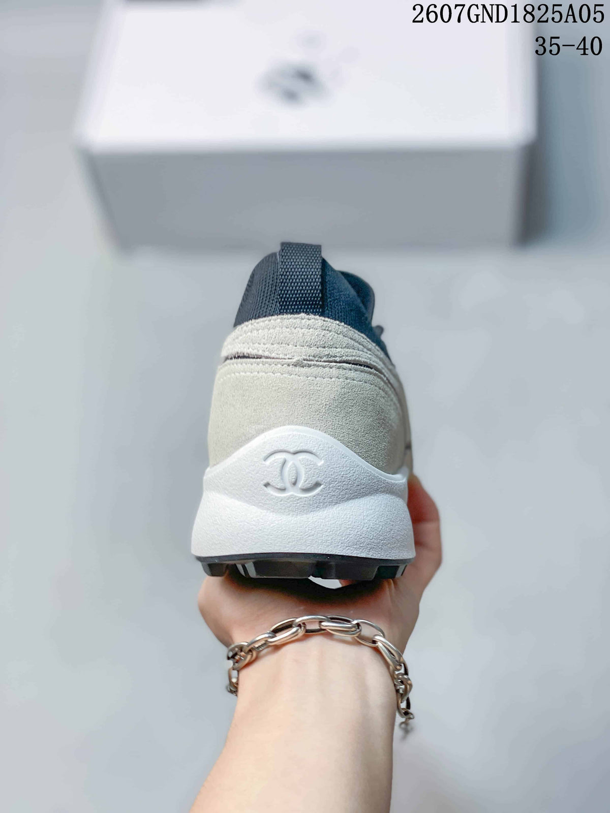 Chanel 2607GND1825A05 Colorblock Platform Sneakers