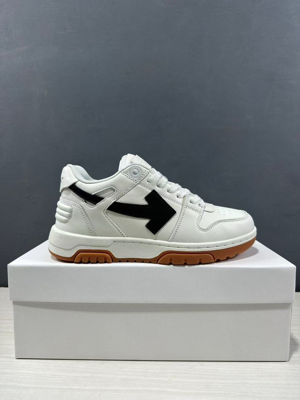 Off-White Out Of Office White Black Low-Top Sneakers