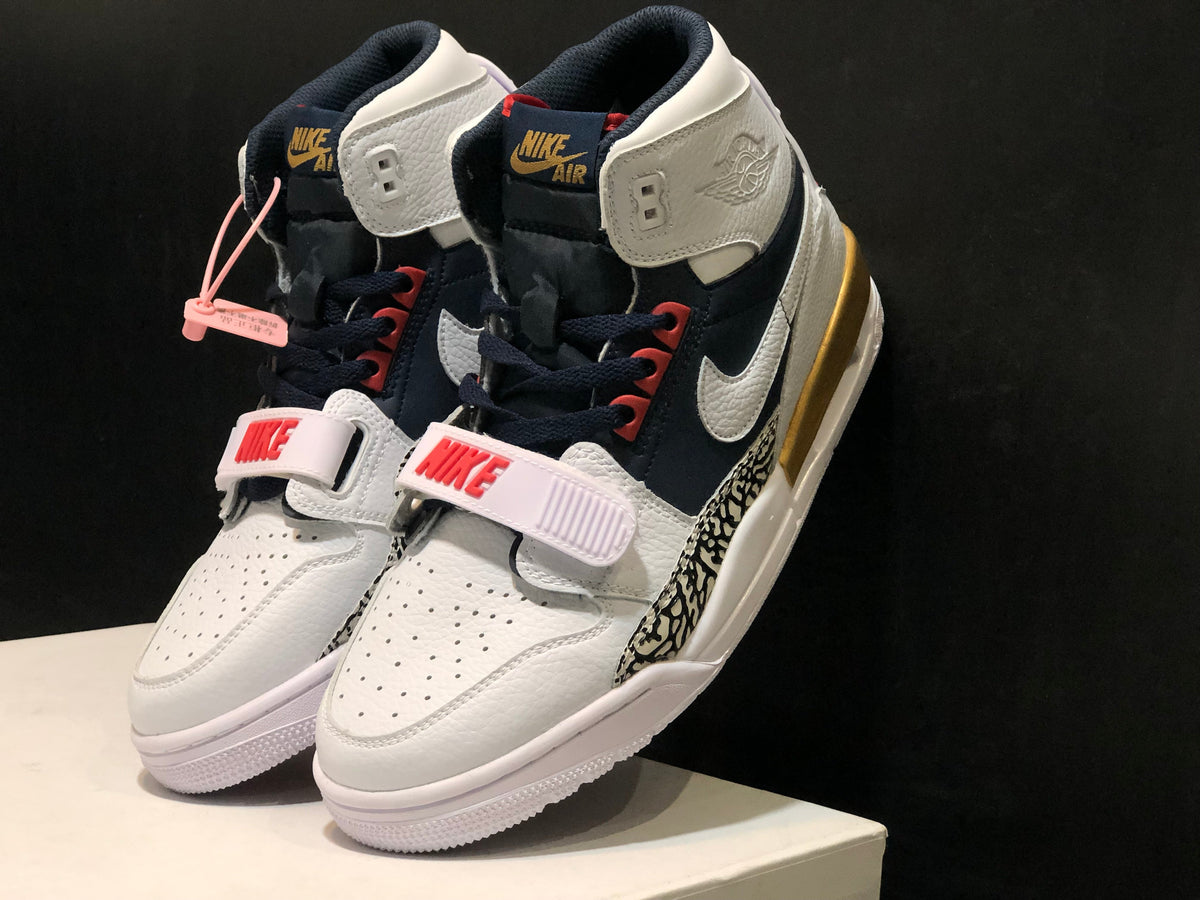 Jordan Air Jordan Legacy 312 Olympic Navy White Sneakers AV3922-101