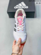 adidas Dropset 4 Training Shoes White Pink Gray