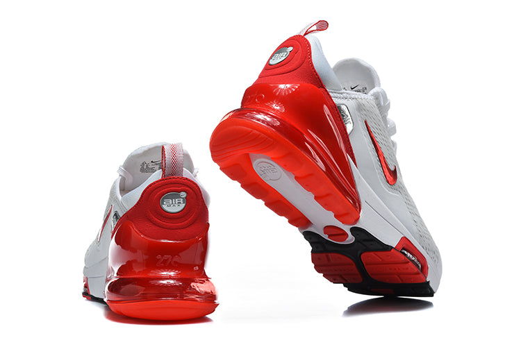 Nike Air Max 270 Premium White and Red Sneakers