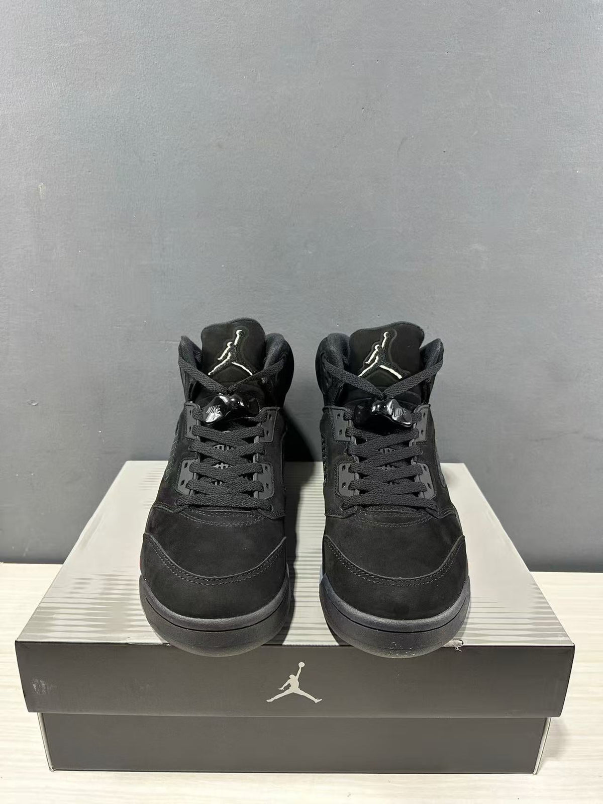 Jordan Air Jordan 5 Retro Black Red High-Top Sneakers