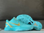 Nike Kobe 6 Sneakers Statue of Liberty Turquoise Gold