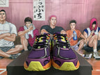 New Balance 740 Color-Blocked Sneakers Purple Green Orange
