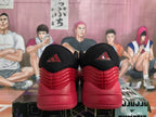 Adidas Basketball Sneakers Red Black