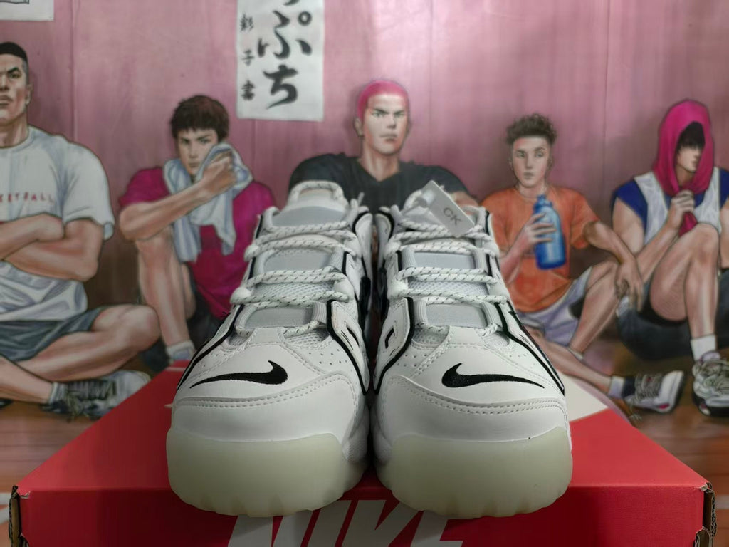 Nike Air More Uptempo White Black Sneakers