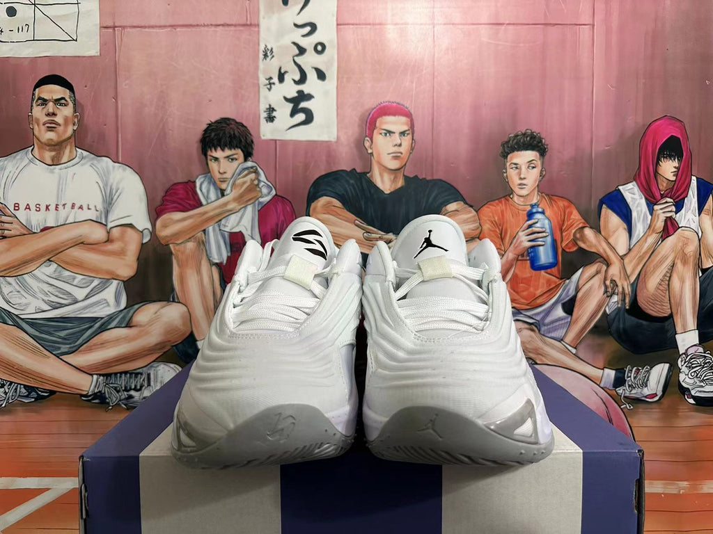 Jordan Luka 3 Basketball Shoes White Black Grey