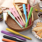 Food Grade Silicone Spatula Set Non Stick Baking and Mixing Tool Heat Resistant Kitchen Utensil for Cake Cream and Jam