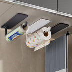Under Cabinet Paper Towel Holder Space Saving Dispenser