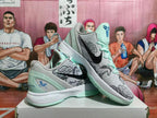 Nike Basketball Sneakers Grey Mint Horse Graphic