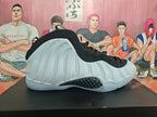 White and Black High-Top Basketball Sneakers