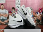 Nike White and Black Basketball Sneakers