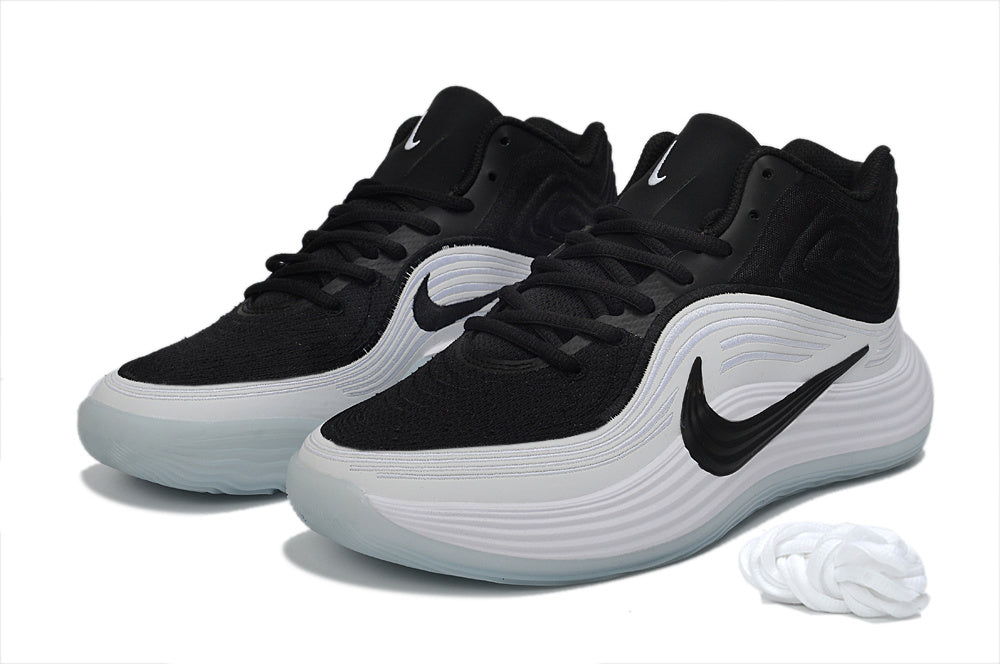 Nike Precision 8 Basketball Shoes in Black, White and Red