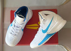 Nike HD2010 Kids Basketball Sneakers White Carolina Blue