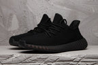 Yeezy 350 V2 Black Knit Sneakers
