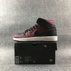 Jordan Air Jordan 1 Mid Sneakers Burgundy Black White