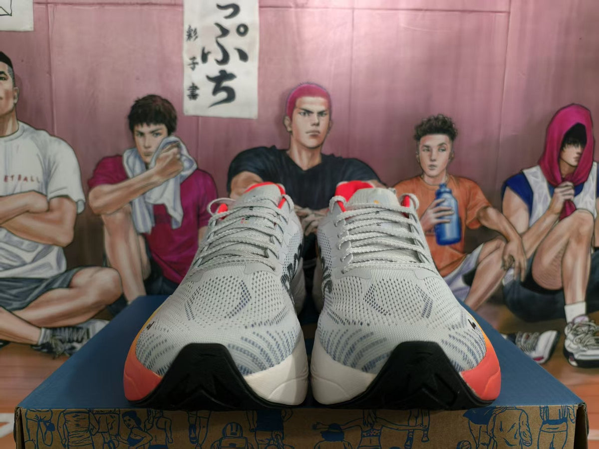 Brooks Hyperion Max Running Shoes White Gray Orange
