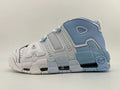 Nike Air More Uptempo Sneakers, White and Light Blue, DJ5159-400