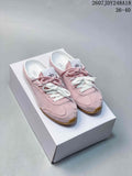 alo Sunset Mule Sneakers in Pink, Navy and Cream